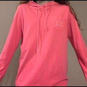 Hooded Vineyard Vines Long Sleeve Shirt